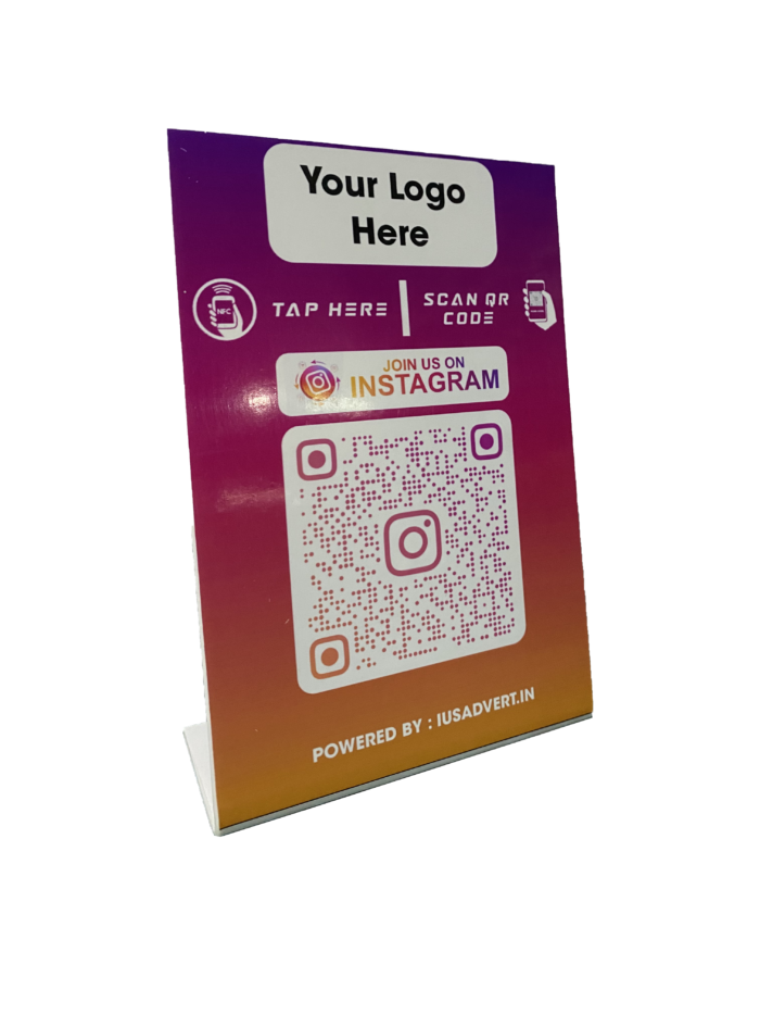 INSTA QR Standee by IUS Advert