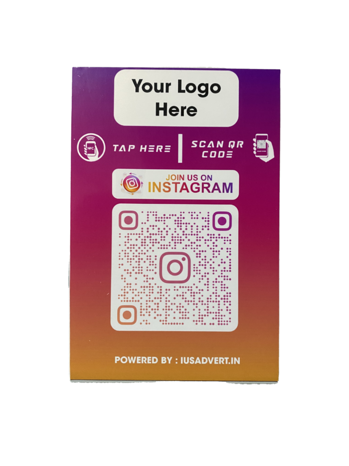 INSTA QR Standee by IUS Advert